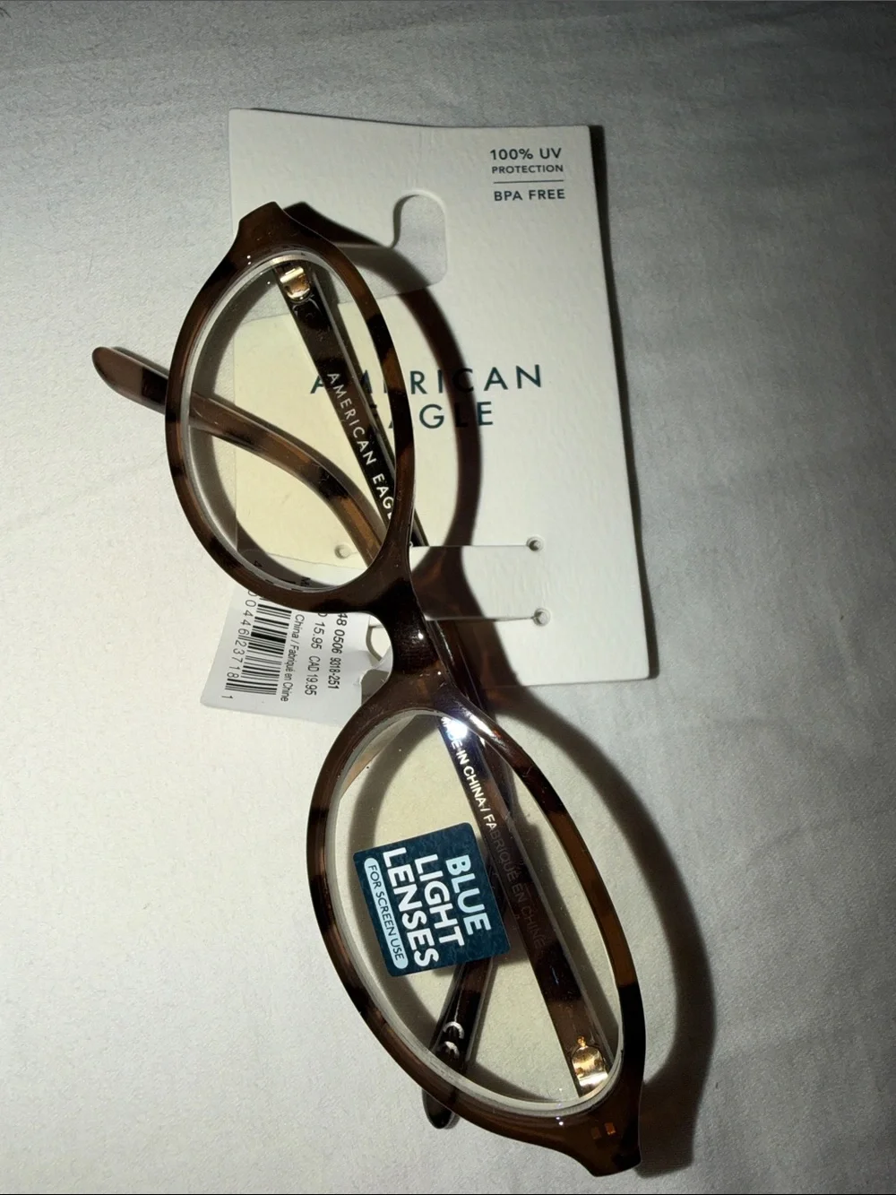 American Eagle Outfitters Brown Tortoiseshell Blue Light Glasses